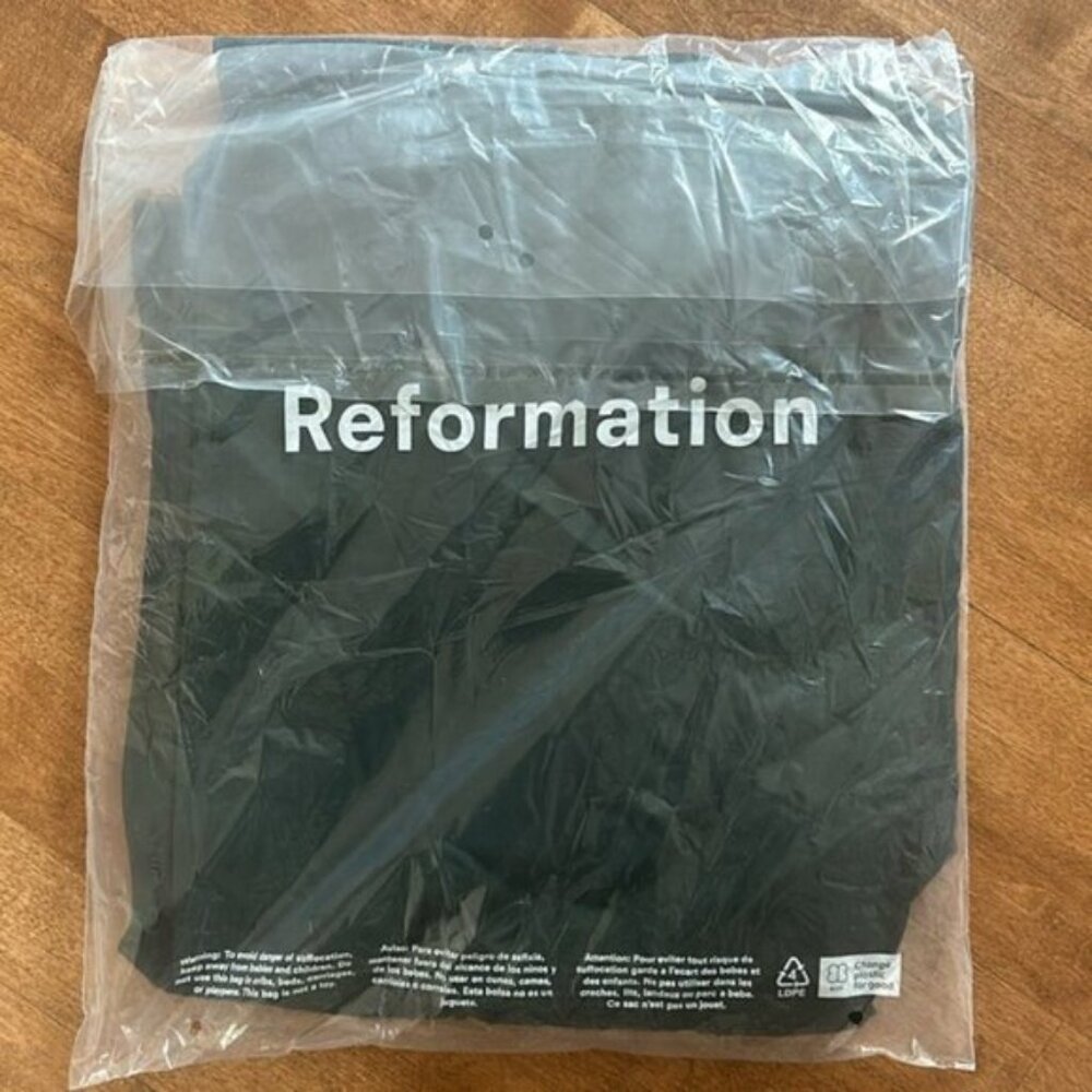 NEW Reformation Lissa Cotton Midi Dress Forest Dark Green Removable Straps sz 4 - Picture 9 of 14